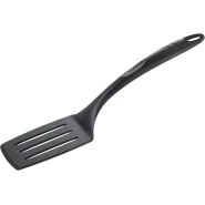 TEFAL Bienvenue Slotted Angle Spatula, Black, Plastic, 2743712