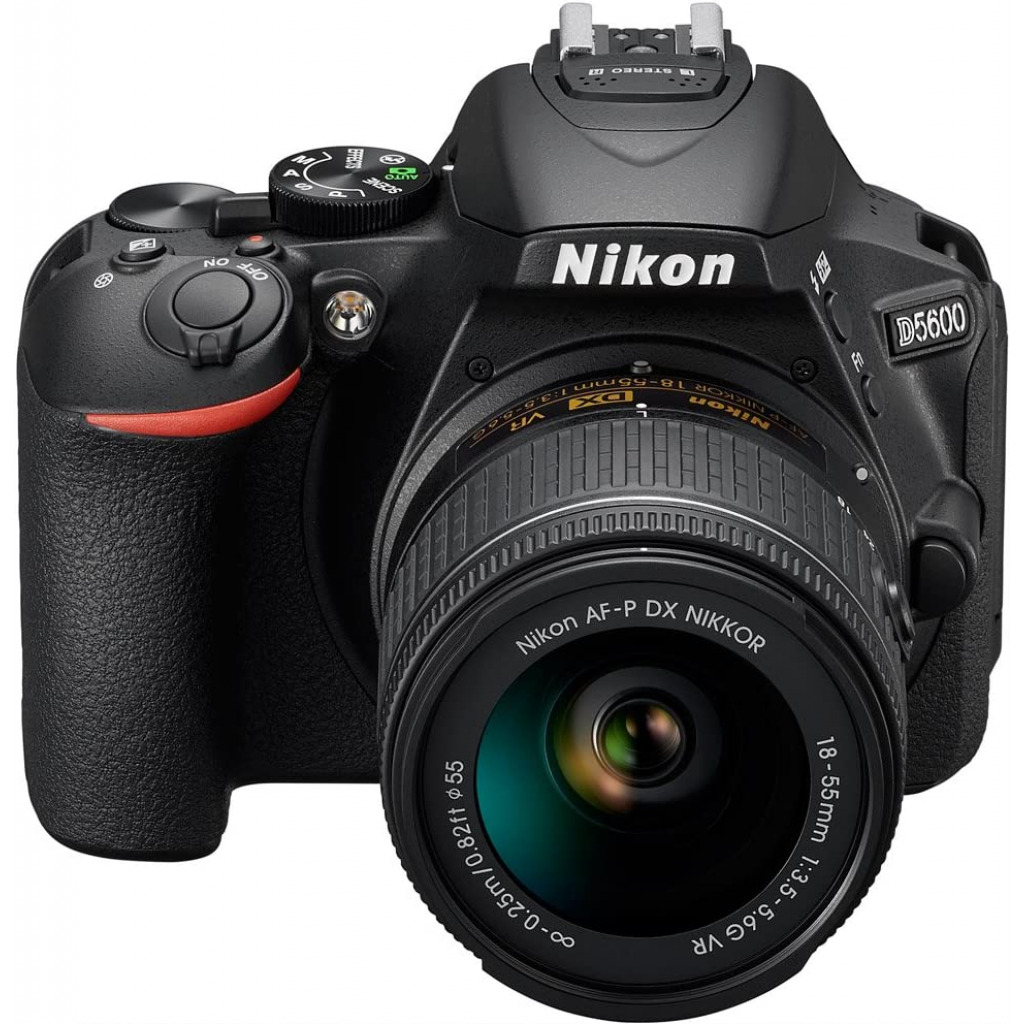 Nikon D5600 Digital SLR Camera & 18-55mm VR DX AF-P Lens - Black