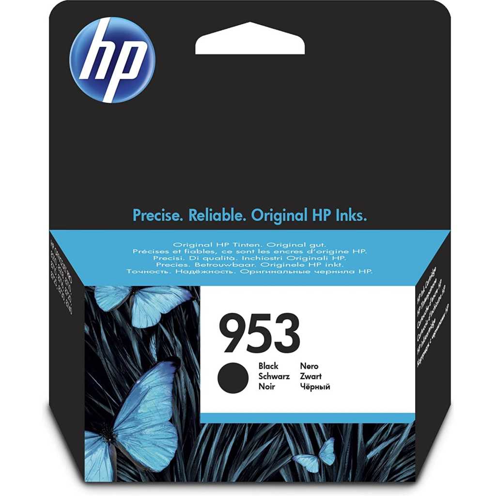 HP 953 Original Ink Cartridge, Black, Single Pack