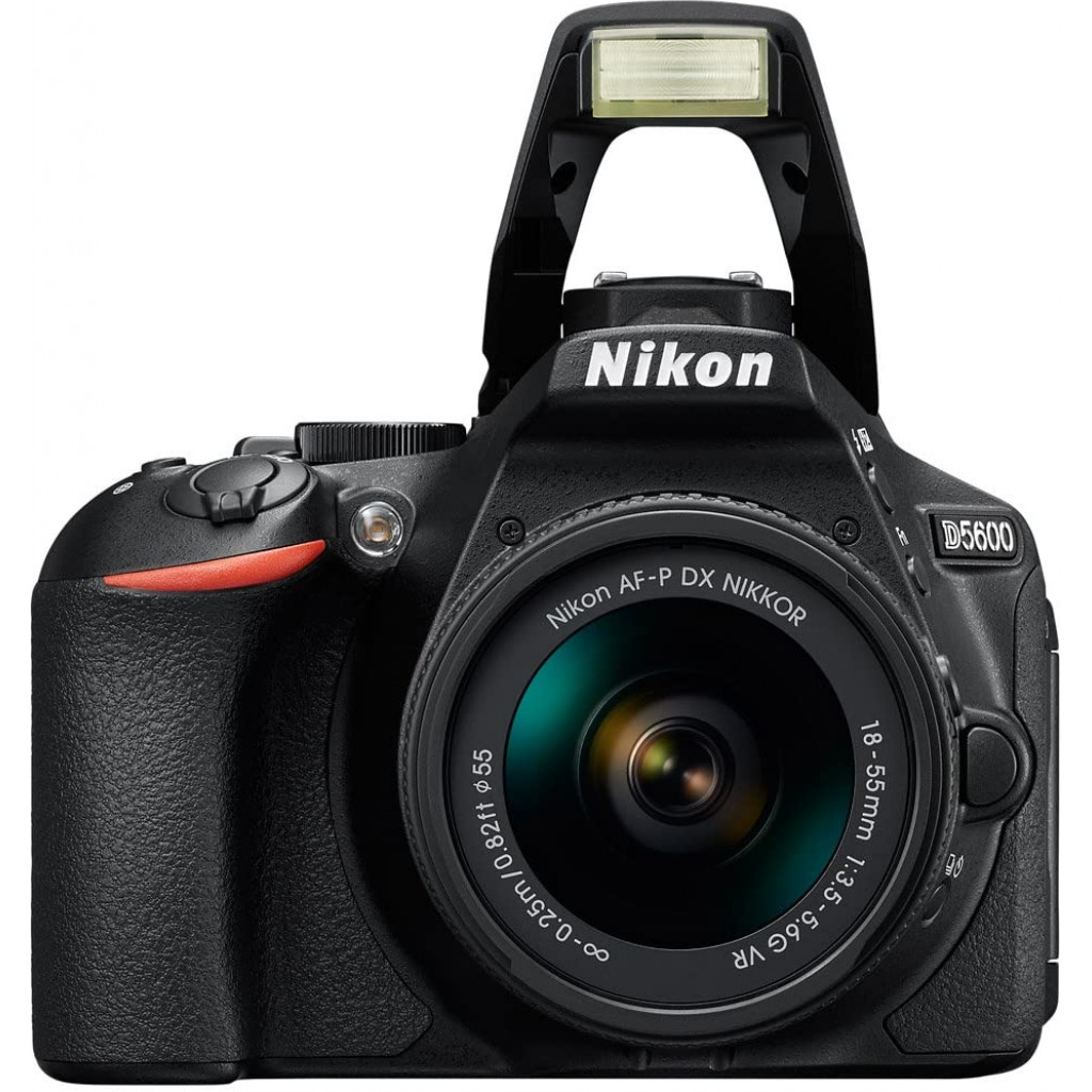 Nikon D5600 Digital SLR Camera & 18-55mm VR DX AF-P Lens - Black