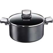 TEFAL Expertise 20 cm Casserole with Lid, Non-stick, Induction, Black, Aluminium, C6204472