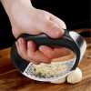 Stainless Steel Garlic Press Rocker- Premium Garlic Mincer – Arc Shape Design Garlic Crusher With Comfortable Grip Graters, Peelers & Slicers TilyExpress