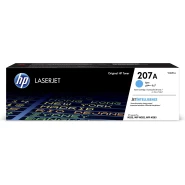 HP W2211A 207A Original LaserJet Toner Cartridge, Cyan, Single Pack