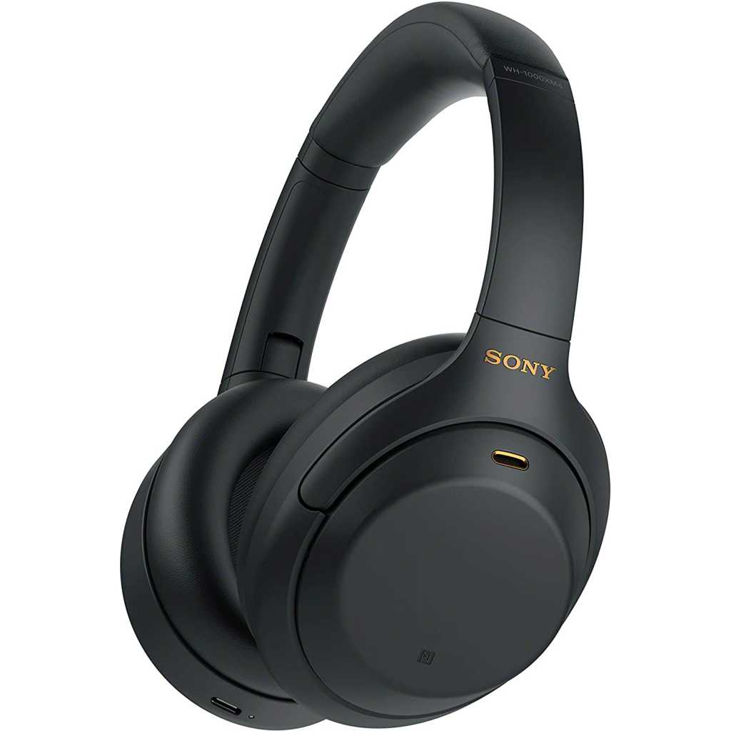 Sony WH-1000XM4 Wireless Premium Noise Canceling Overhead Headphones with Mic for Phone-Call and Alexa Voice Control, Black