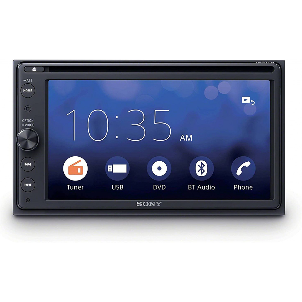 Sony XAV-AX200 Car Stereo System | 16.3cm (6.4”) DVD Receiver with Bluetooth