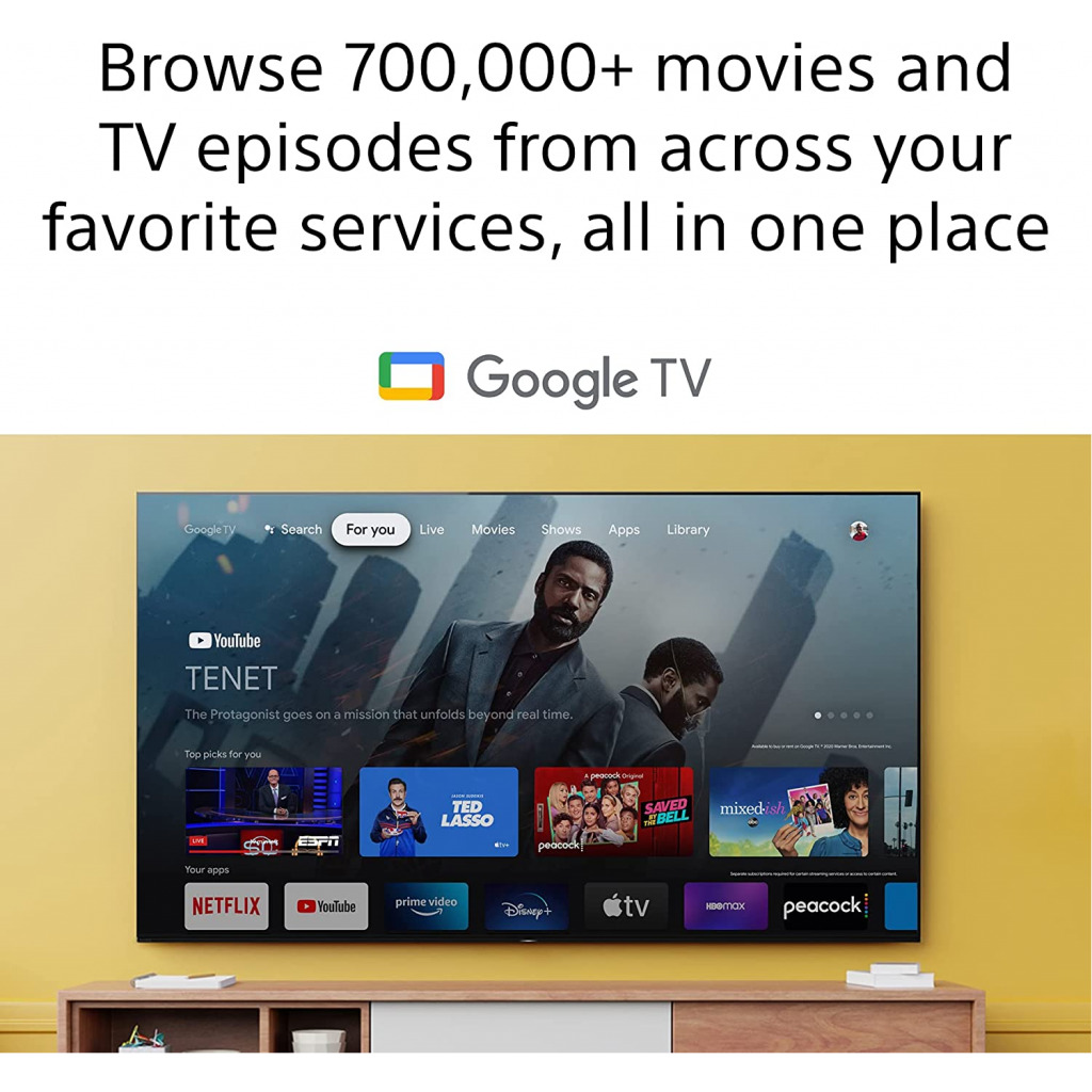 Sony X80J 65 Inch TV : 4K Ultra HD LED Smart Google TV with Dolby Vision HDR and Alexa Compatibility KD65X80J