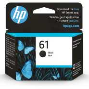 Original HP 61 Black Ink Cartridge | Works with DeskJet 1000, 1010, 1050, 1510, 2050, 2510, 2540, 3000, 3050, 3510; ENVY 4500, 5530; OfficeJet 2620, 4630 Series | Eligible for Instant Ink | CH561WN