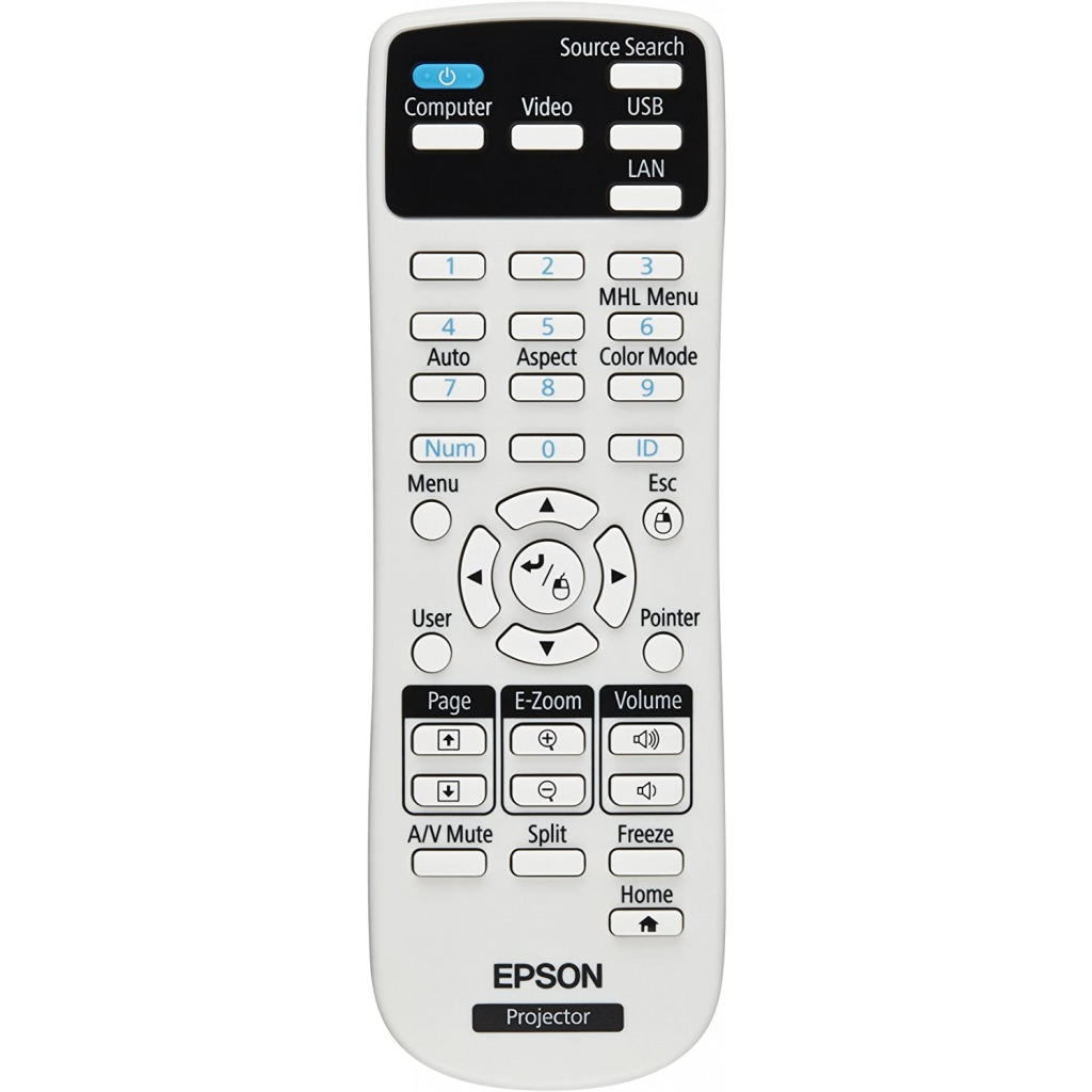 Epson EB-S04 Portable Versatile Projector (SVGA, 3LCD, 15000:1 Contrast, 3000 Lumens, 10,000 Hour Lamp Life) - White