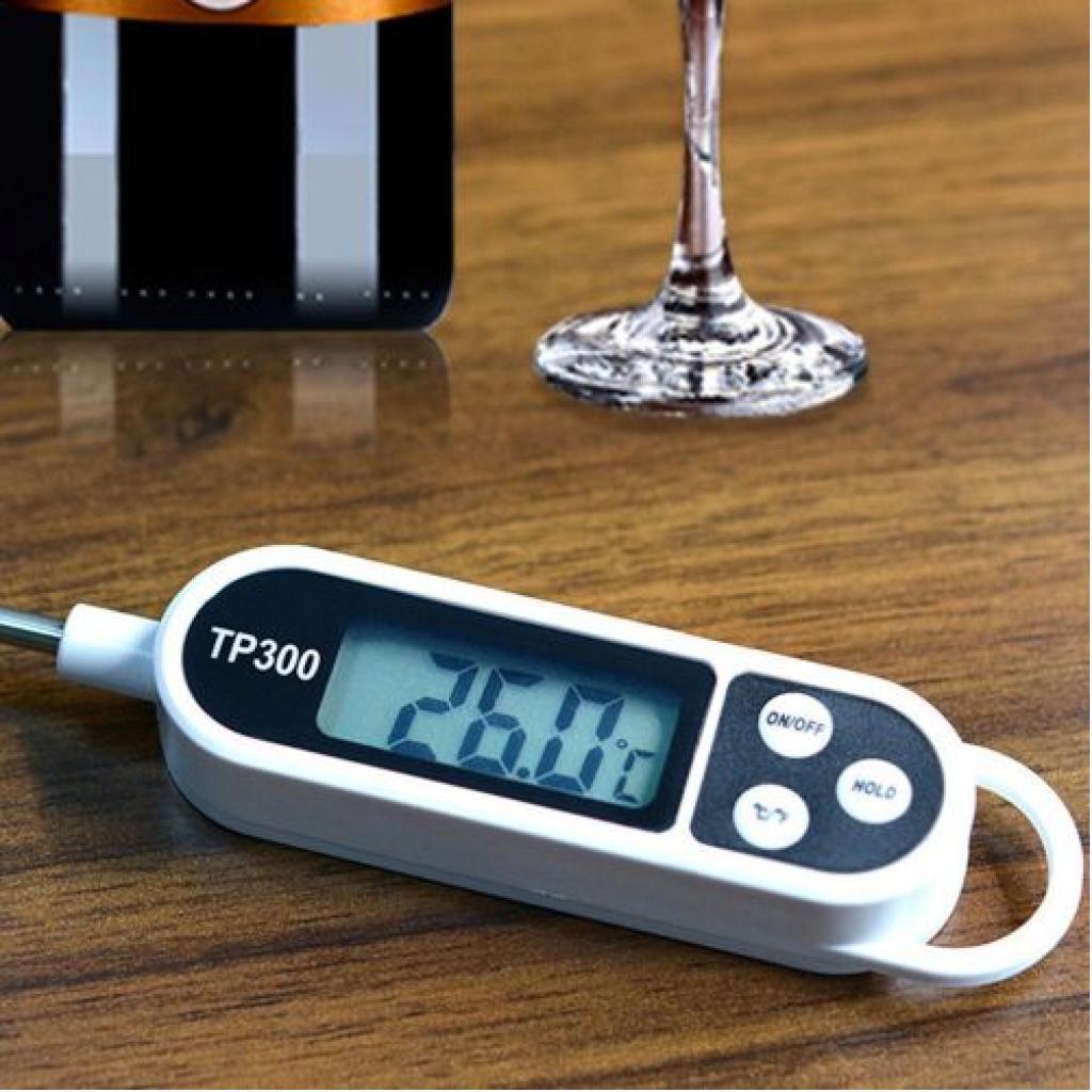 Digital Universal Kitchen Food Cooking Thermometer-White