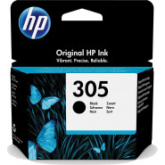 HP 305 Black Original Ink Cartridge | Works with HP DeskJet 2700, 2730, 4100 Printers