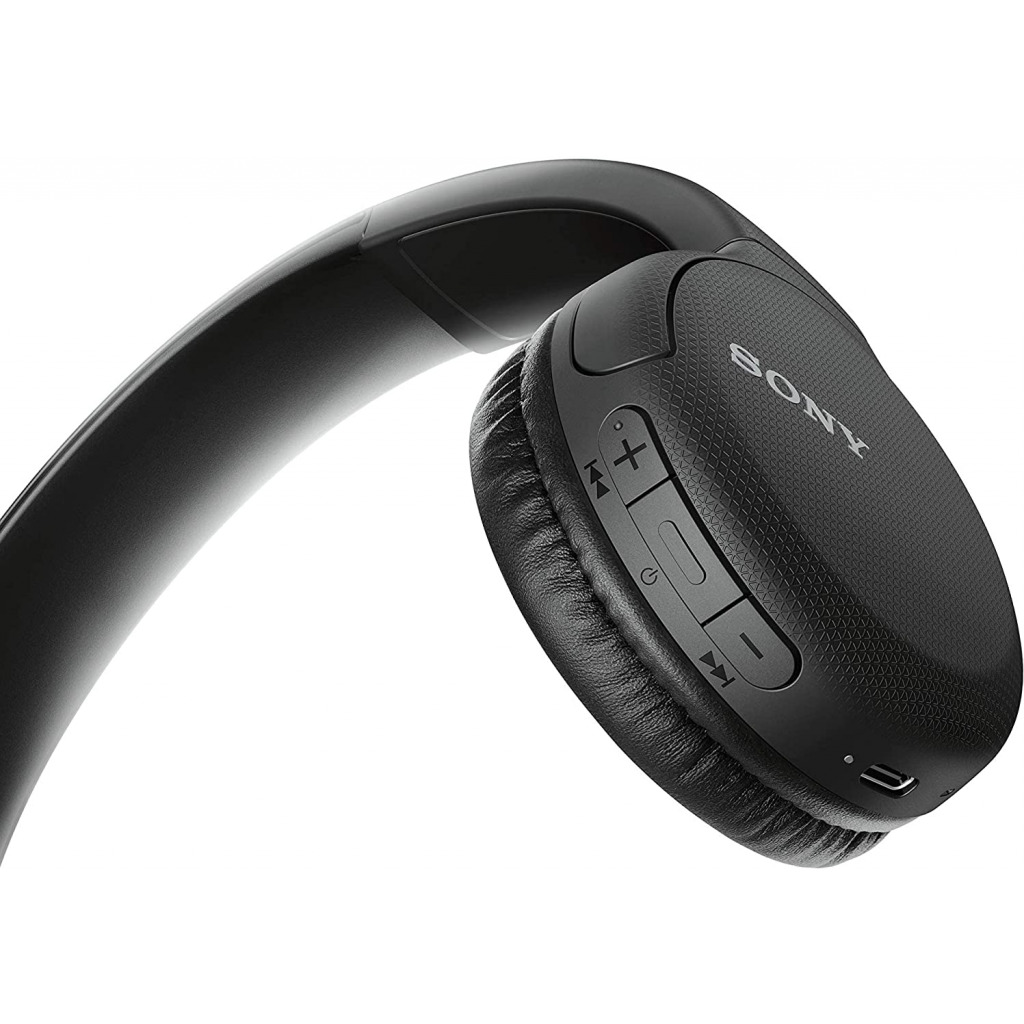 Sony Wireless Headphones WH-CH510: Wireless Bluetooth On-Ear Headset with Mic for Phone-Call, Black