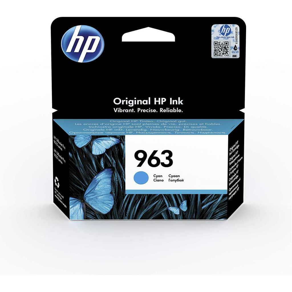 HP 963 Original Ink Cartridge, cyan , Single Pack