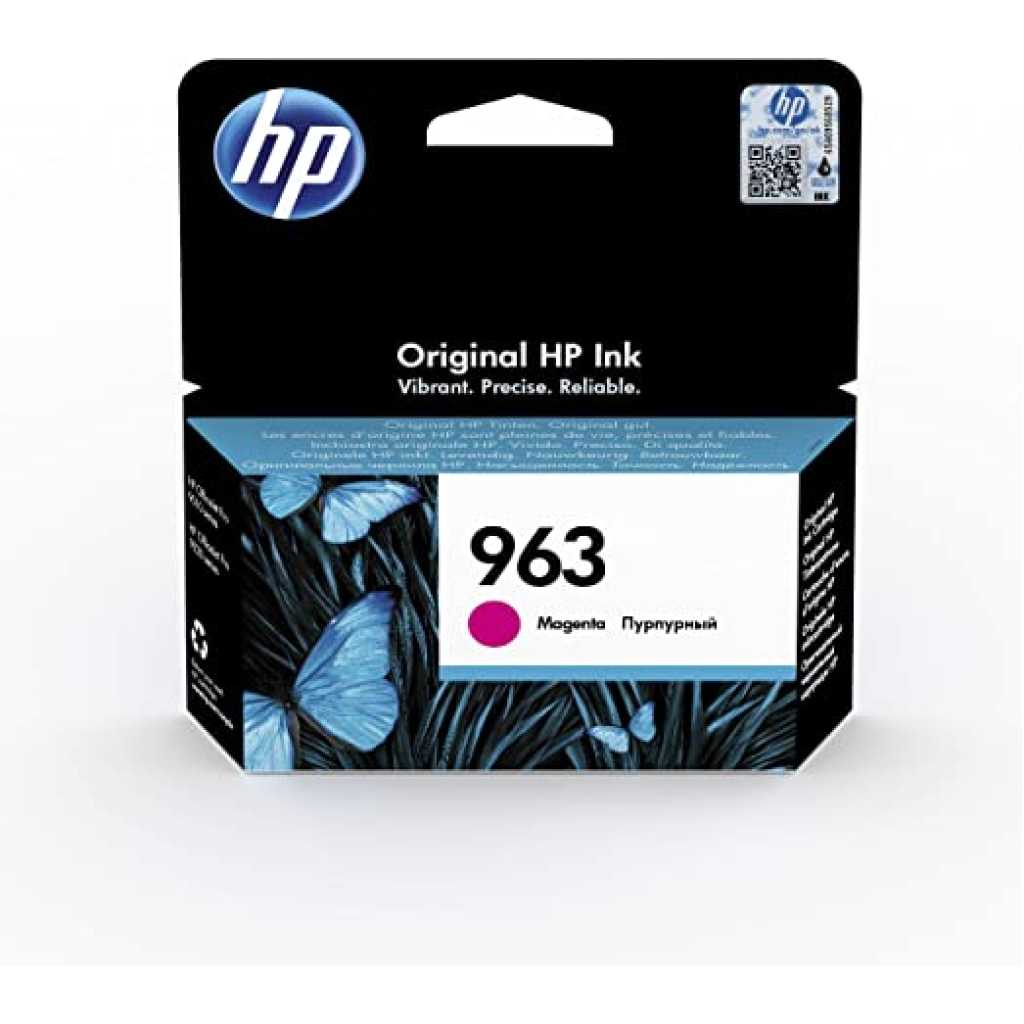 HP 963 Original Ink Cartridge, Magenta, Single Pack