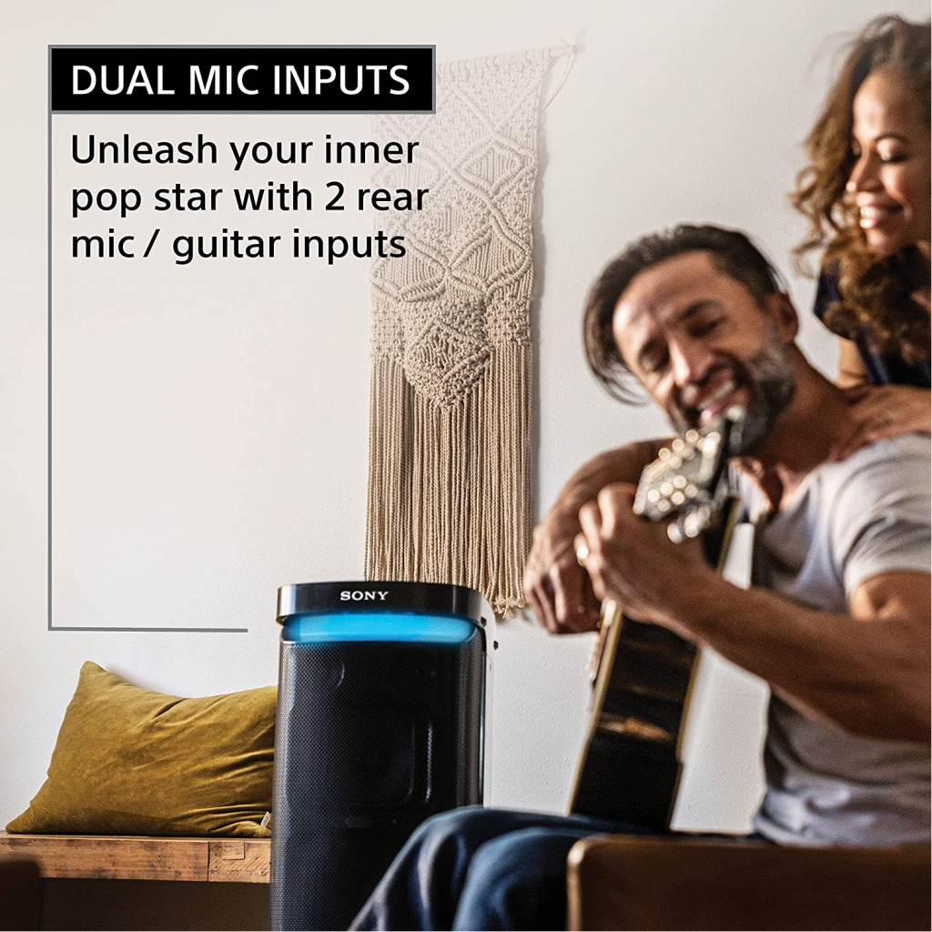 Sony SRS-XP700 X-Series Wireless Portable-BLUETOOTH-Karaoke Party-Speaker IPX4 Splash-resistant with 25 Hour-Battery