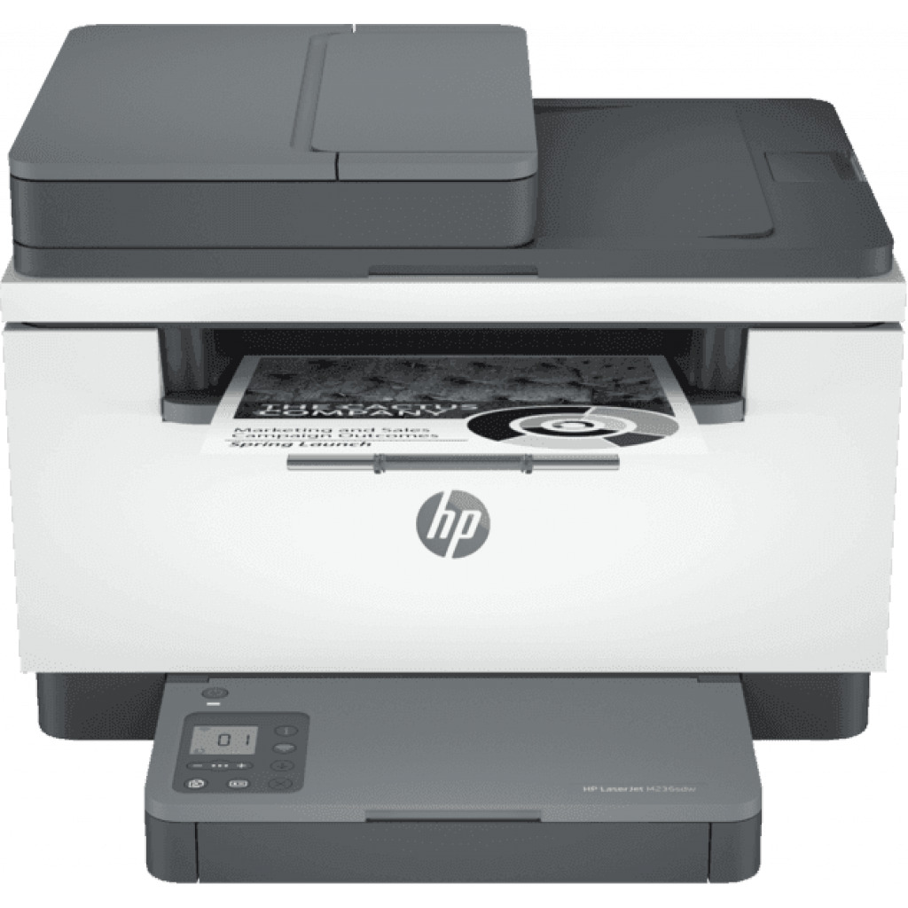 HP LaserJet MFP M236sdn Printer, A4 Multifunction Mono Laser Printer - White