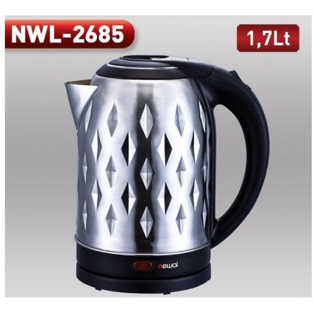 Newal 1.7 Litres Stainless Steel Electric Kettle NWL-2685 - Inox