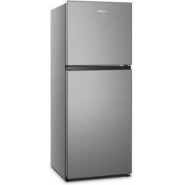 Hisense 266 - Litre Fridge RT266N4DGN; Double Door Top Mount Freezer Frost Free Refrigerator - Silver