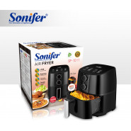 Sonifer 4.2 Litre Air Fryer Hot Electric Oven SF-1011, Black Air Fryers TilyExpress