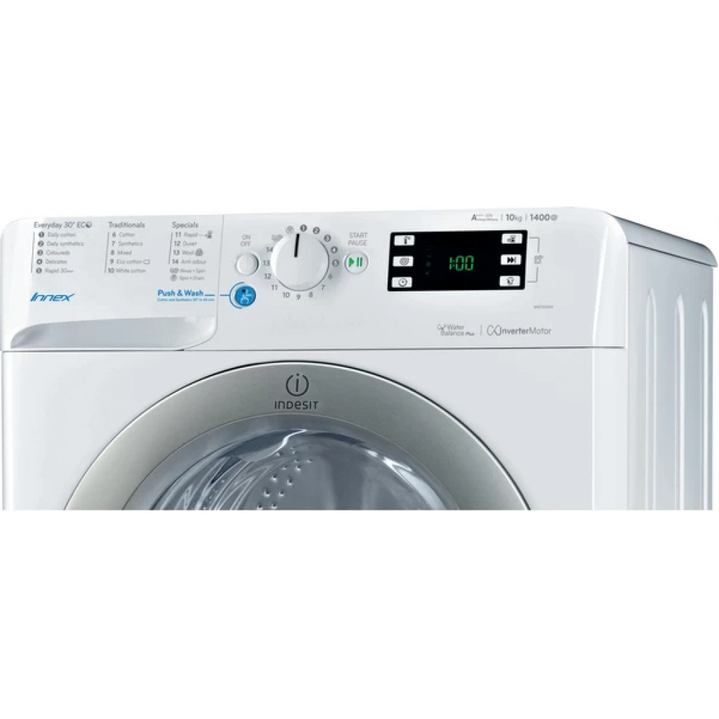 Indesit BWE-101484X WSSS IT Freestanding Front loading 10kg 1400RPM A +++ White washing machine