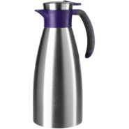 TEFAL 1.5L Soft Grip Stainless Steel Linear Jug Vacuum Flask K3040214 - Rasberry