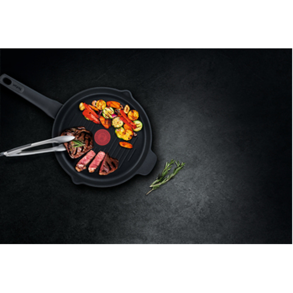 TEFAL Unlimited Grillpan 26cm E2294074 Frying Pan - Black