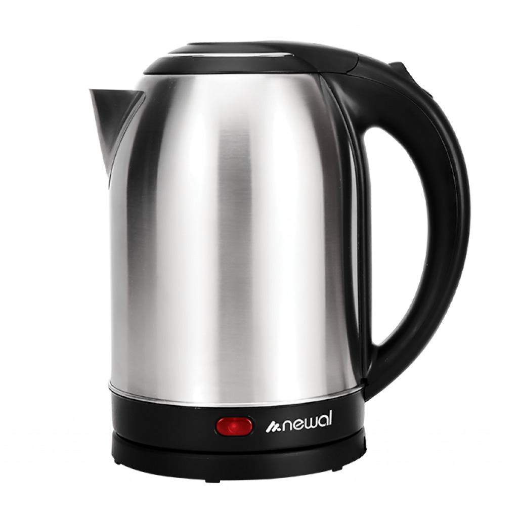 Newal NWL-2695 Cordless Stainless Steel Kettle 1.8L - Silver, Black