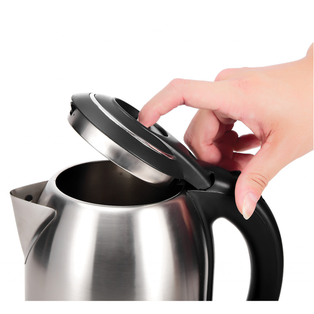 Newal NWL-2695 Cordless Stainless Steel Kettle 1.8L - Silver, Black