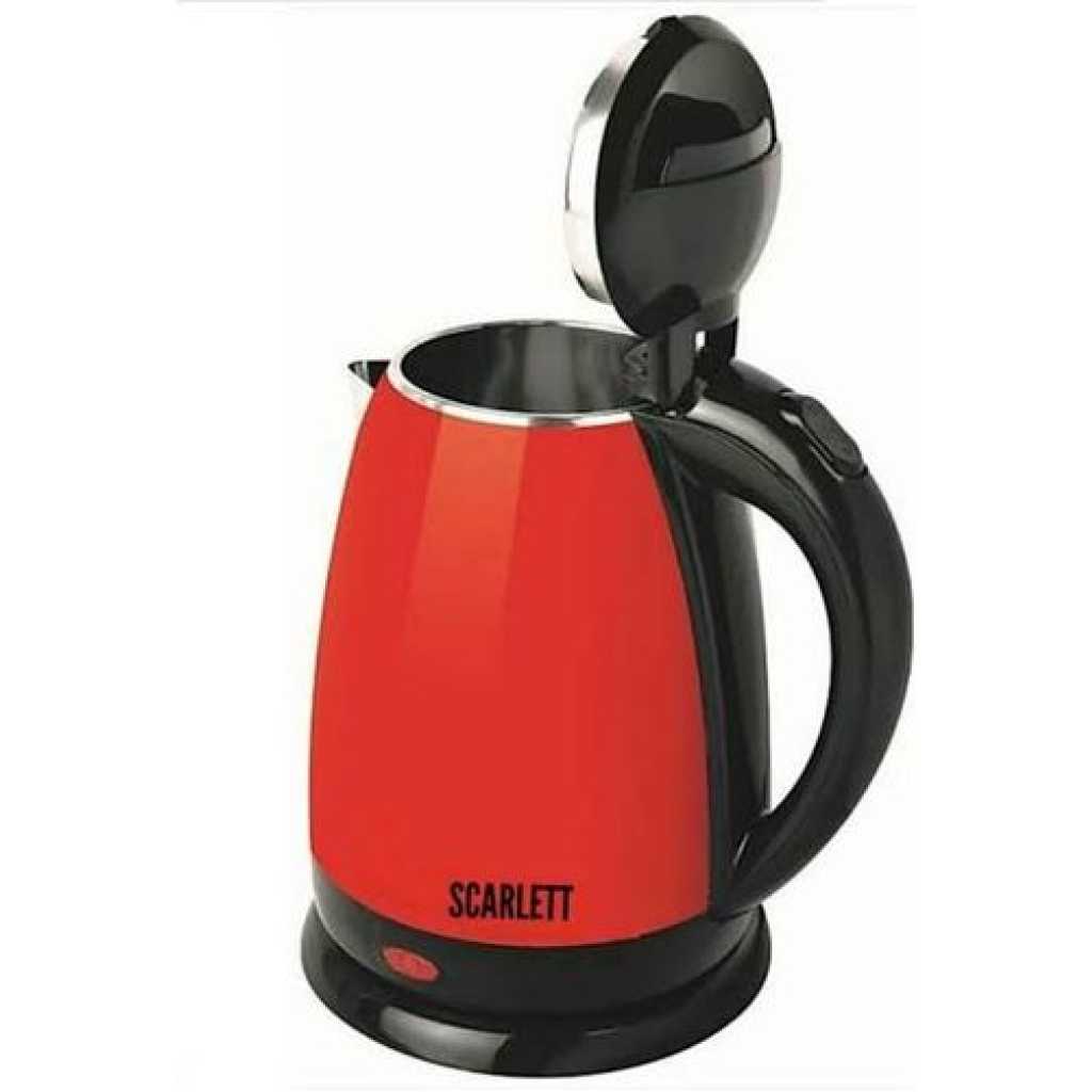 Scarlett Electric Kettle Fast Boiling 2L - Red