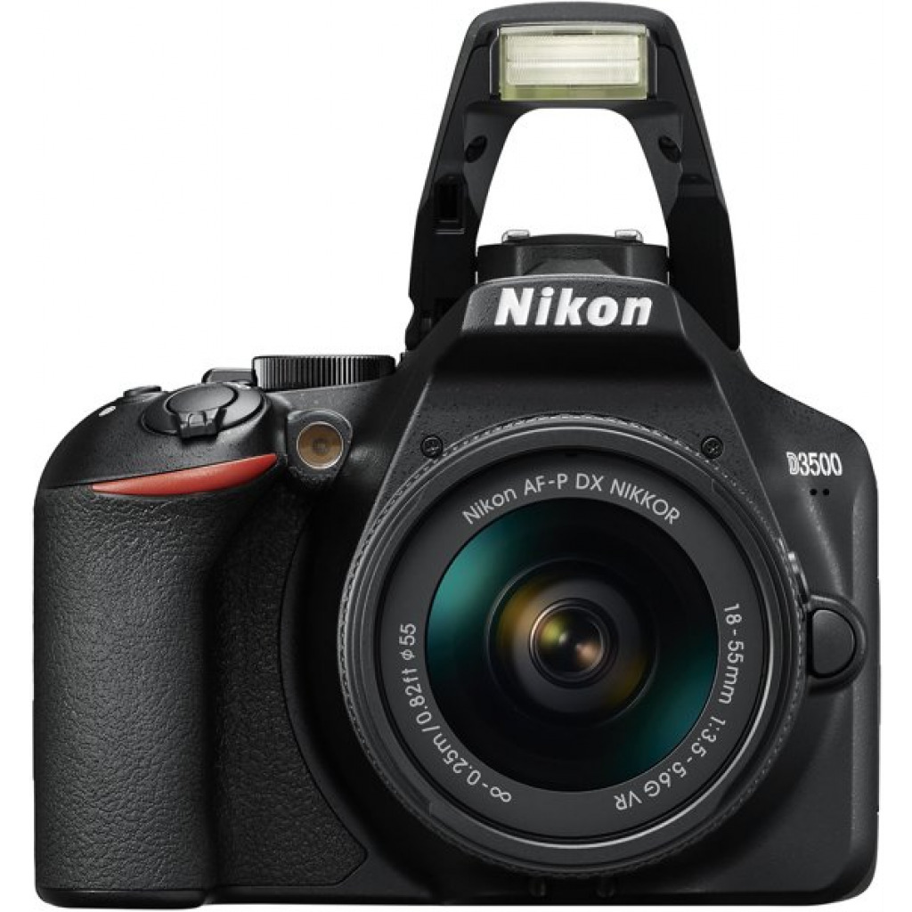 Nikon D3500 W/ AF-P DX Nikkor 18-55mm f/3.5-5.6G VR Digital Camera - Black