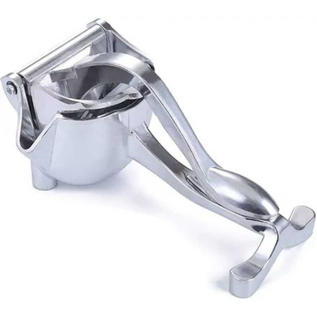 Stainless Steel Lemon Orange Manual Fruit Press Squeezer Juicer Extractor, Silver