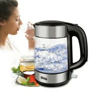 Dsp 1.7 Litre Glass Electric Kettle Kk1119 – Silver Electric Kettles TilyExpress 2