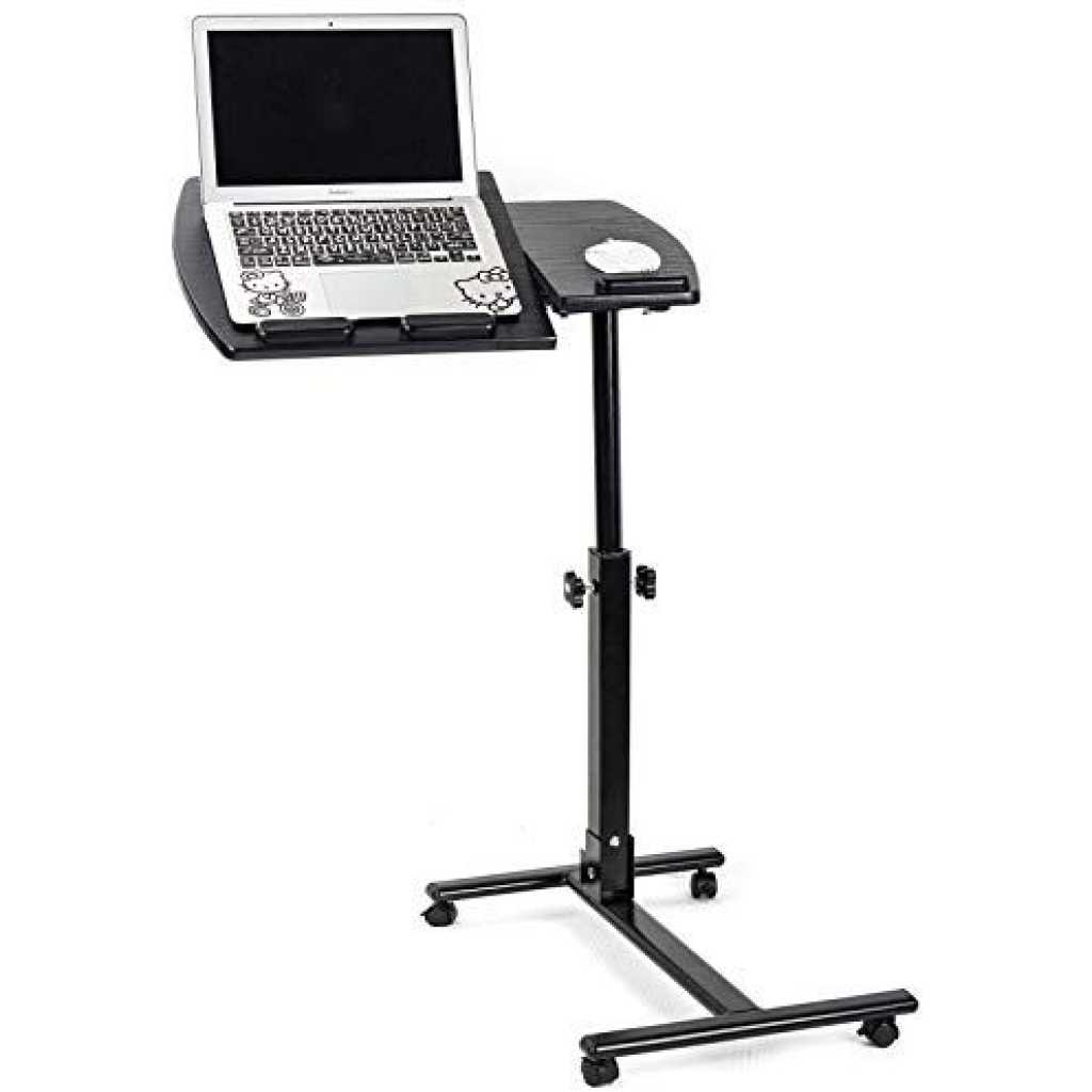 Adjustable Foldable Laptop Table Stand - Multicolor