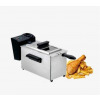 3.5 Litres Electric Stainless Steel Deep Fryer - Silver,Black