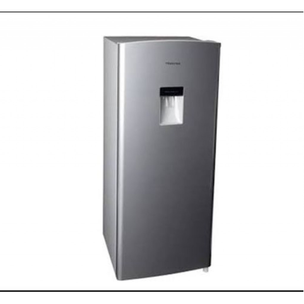 Hisense 229 - Litre Single Door Refrigerator, RR229D4WGU 229L Fridge With Water Dispenser - Silver