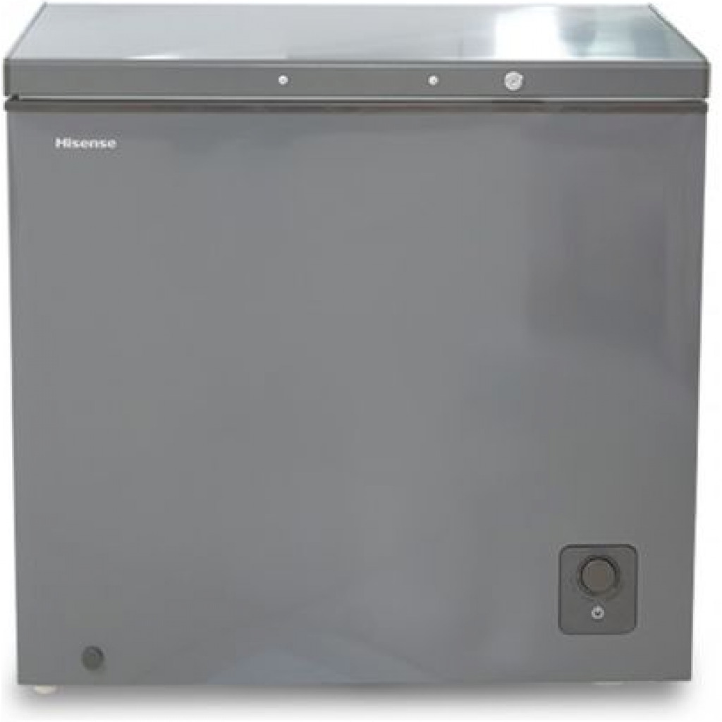 Hisense 260 - Liter Deep Freezer FC-26DT4ST; Single Door Chest Freezer - Grey