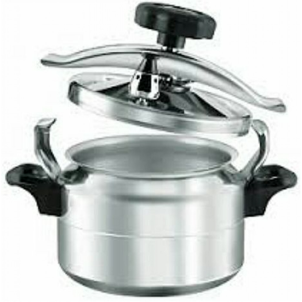 HTH 9L HTH Pressure Cooker Saucepan - Silver