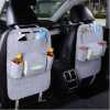 2 Pieces Of Car Back Seat Organizer - Light Grey