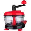 1.5L Manual Food Processor Meat Grinder Vegetable Chopper Shredder Cutter, Red