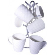 6 Pieces of Self Design Mugs Cups – White Teacups TilyExpress 2