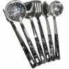 6 Pieces Of Kitchen Tool Food Serving Utensil Spoons Cutlery Set- Silver