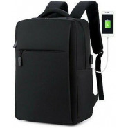 Designer Waterproof Anti-Theft Laptop Bag with Charging Port – Black Laptop Bag TilyExpress 2