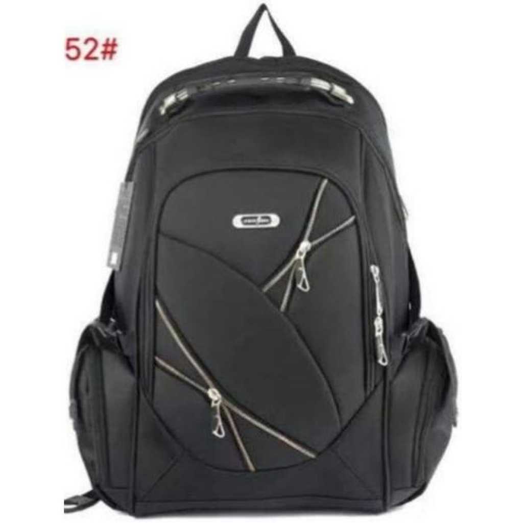 Heavy Duty Anti-theft Laptop Multipurpose Bag -Black