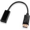 Display Port DP Male to HDMI Female Adapter Cable 4K - Black