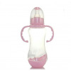 280ml Apple bear Milk Baby Feeding Bottle-Pink