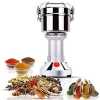 300g Electric Herb Grain Grinder Cereal Milling Flour Powder Machine -Silver