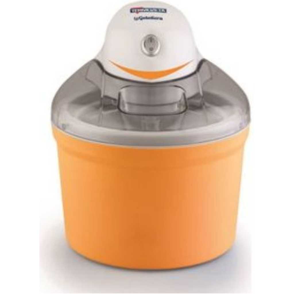 Ice Cream Maker Machine Termozeta La Gelatiera, Orange