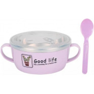 Children’s Lunch Box Bowl, Double Insulated With Handles And Lid-Pink Lunch Boxes TilyExpress 2