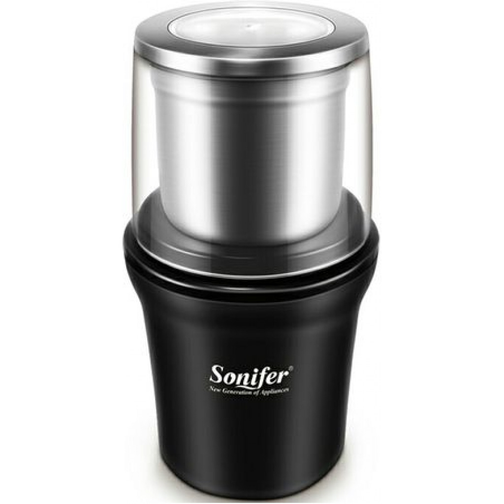 Sonifer Detachable Electric Herbs, Nuts, Coffee Grinder Maker Machine, Black