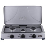 Winningstar 3 Burner Gas Stove Cooker Plate With Automatic Ignition – Grey Gas Cook Tops TilyExpress 2