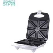 Winningstar 4 Slice Sandwich Maker, Panini Cooking Maker, Toaster Grill-White